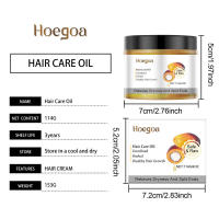 El aceite para el cuidado del cabello HOEGOA Batana reabastece, hidrata, repara el cabello seco y encrespado, proporciona un cuidado del cabello suave y sedoso. - details 0