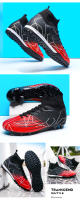 Botas de fútbol para hombre, zapatos de fútbol profesionales FG/TF, botines de tobillo alto para niños pequeños, zapatillas de fútbol para césped, zapatos de entrenamiento de fútbol sala - details 35