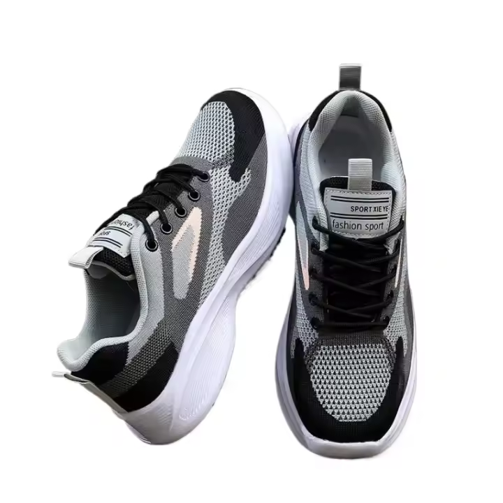 Zapatillas de moda para mujer Fly Weave Transpirable Suela blanda Ligero Tendencia Moda Casual Zapatillas de deporte - 1