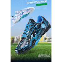 Zapatos de fútbol para niños, botas de fútbol para la escuela, tacos de hierba, zapatillas de entrenamiento atlético al aire libre, calzado deportivo para niños y niñas, FG/TF - details 2