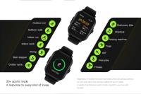 Reloj inteligente VE12, dispositivo con detección ECG, Bluetooth, recordatorio de llamada sentado, Control remoto, fotografía, Mensaje, empuje, novedad de 2024 - details 7