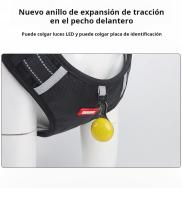 Arnés ajustable sin tirones para perros y gatos, acolchado suave con asa de control, fácil de evitar el - details 4