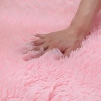 Alfombra de Peluche en 14 Colores Suave y Larga Imitación de Lana Almohadilla para Dormitorio y Sala de Estar Alfombra Blanca para Colchón de Sofá - details 2