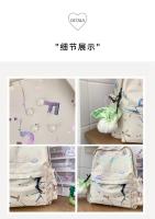 Mochila De diseño Harajuku sense nicho, simple y versátil, estudiante de secundaria junior ins, mochila para estudiantes de secundaria - details 11