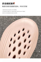 Zapatillas deportivas al aire libre material EVA suela gruesa aumentando la marea verano playa baotou agujero zapatos nuevos hombres y mujeres - details 4