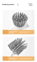 Cepillo de Cocina Duradero y Fuerte Cepillo de Limpieza para Platos, Ollas, Lavabos Hecho en China - details 6