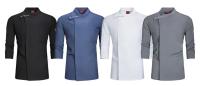 Servicio de comida, traje de cocina, uniforme de chef, chaquetas de cocinero para restaurante, panadería, cafetería, camarero, camarera, camisas de trabajo - details 5