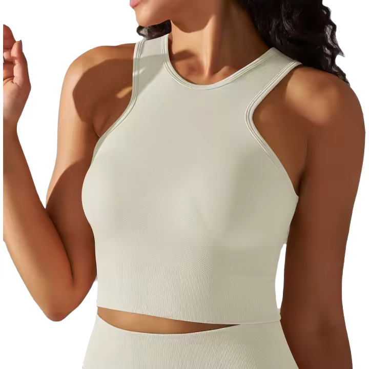 Sujetador deportivo Push Up Fiess a prueba de golpes para mujer, para yoga cómodo, correr, chaleco sexy - 1