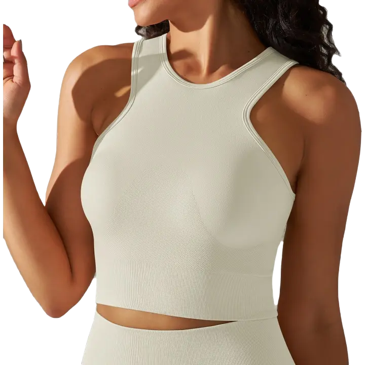 Sujetador deportivo Push Up Fiess a prueba de golpes para mujer, para yoga cómodo, correr, chaleco sexy - 1