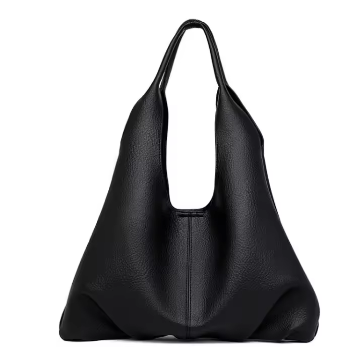 Bolso Tote de Gran Capacidad Bolso de Hombro Trendy para Mujeres Cuero PU Sencillo - 1
