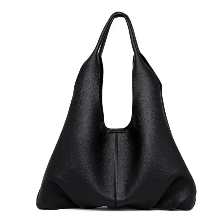 Bolso Tote de Gran Capacidad Bolso de Hombro Trendy para Mujeres Cuero PU Sencillo - 1