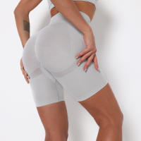 Nessaj-pantalones cortos deportivos para mujer, mallas sin costuras para yoga, gimnasio, fitness, levantamiento de glúteos - details 17