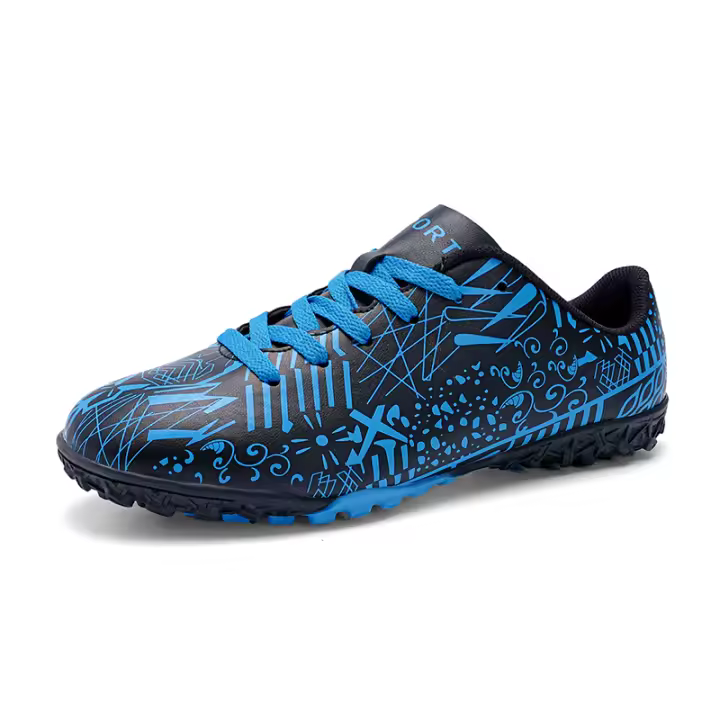 Zapatos de fútbol para hombre, botas de fútbol para exteriores, zapatos de tacos de fútbol para niños, zapatillas de entrenamiento antideslizantes transpirables, entrenadores de fútbol sala - 1