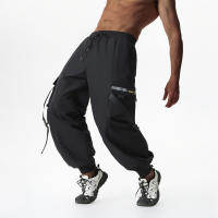 Pantalones de trabajo de marca de moda de verano para hombre, pantalones largos holgados e informales ajustados, pantalones largos de moda - details 3