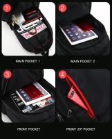 Ocio grande de la mochila de Oxford, bolso de escuela de Fashiona, impermeable, para el ordenador portátil del negocio - details 4