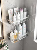 Toallero de baño para champú y ducha, soporte sin diamantes, trípode, soporte de esquina de pared rectangular - details 8