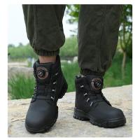Botas de trabajo indestructibles con puntera de acero para hombre, impermeables y seguras - details 22
