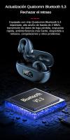 Auriculares Inalámbricos con Clip 2024, Auriculares Bluetooth 5.3 con Micrófono HD, HiFi Estéreo y Pantalla LED, Ajuste Cómodo, Carga Rápida USB-C, Auriculares para Deportes y Correr, Compatibles con Android, iPhone, Xiaomi, Samsung y Huawei - details 5