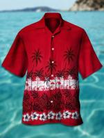 Camisa de manga corta hawaiana de tendencia de moda para hombre Camisa con estampado digital en 3D - details 6