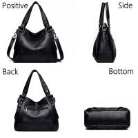 Bolso De Mano Para Mujer De Cuero De Alta Calidad Bolso De Hombro Tote Shopper De Lujo Diseñador Bolsa Feminina Con Manija De Cima - details 17