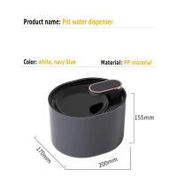 Fuente de agua automática con luz LED para mascotas, alimentador de agua potable Ultra silencioso, USB, eléctrico, silencioso, 3L - details 5