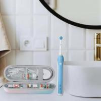 Caja de almacenamiento de cepillo de dientes eléctrico EVA, carcasa dura, Estuche De Viaje para cepillo de dientes vacío, gran capacidad, resistente a impactos - details 2