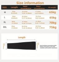 Manga de Compresión de Rodilla de Alta Elasticidad - Transpirable, Absorbe la Humedad, Almohadilla Deportiva para Correr, Ciclismo y Baloncesto - Protección Solar, Pide una Talla Más Grande - details 7