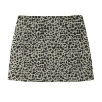 TRAFZA-Conjunto elegante de 2 piezas para mujer, chaqueta ajustada con cuello redondo y manga larga, con estampado y cremallera, minifalda de cintura alta - details 13