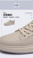 Primavera nuevos zapatos casuales de moda para hombres con suela versátil blanca, zapatos de tabla suave transpirables y cómodos - details 10