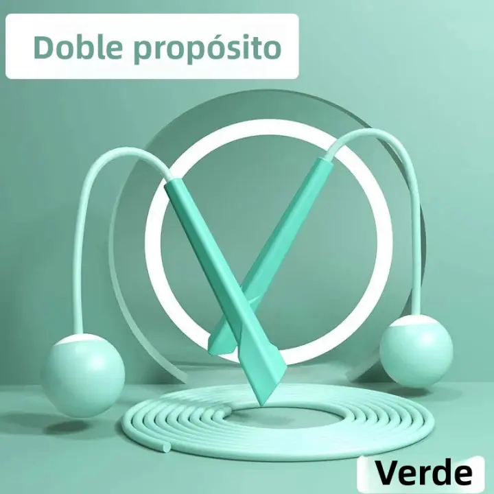 Banda De Saltar De Doble Propósito Para Ejercicio De Pérdida De Peso Y Fitness Sin Cordón Ligera Para Entrenamiento Cardio De Piernas Y Abdominales - 1