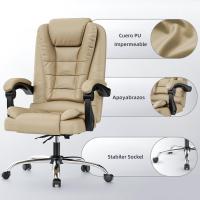 Ergonómico de Altura Ajustable, Silla para Computadora, Caqui - details 3