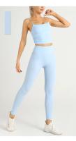 ZHUMU GYM Conjunto de Yoga Top Deportivo de Nylon para Mujeres Leggings de Pilates Fitness - details 13