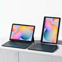 Teclado inteligente compatible con Bluetooth para Samsung Galaxy Tab S6 Lite, funda de tableta de 10,4 pulgadas, Trackpad retroiluminado, Teclado dividido - details 20