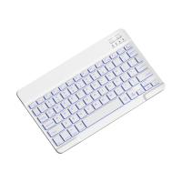 Teclado retroiluminado de 10 pulgadas, Mini teclado silencioso Portátil con Bluetooth para teléfonos móviles, tabletas y portátiles, teclado inalámbrico A - details 0