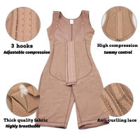 Faja Girdles Colombian Shaper Full Body Shapewear Post Surgery Postpartum Corset High Compression Abdomen Control Women Bodysuit - details 2