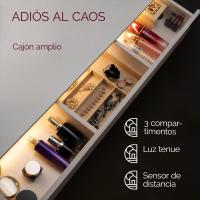 Luces Led 110x40x140cm Brillo Regulable Espejo Blanco - details 1