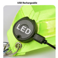 Cinturón LED de Visibilidad Alta Luz Reflectante para Actividades Nocturnas como Correr, Pedalear, Senderismo Material de Nylon y Poliamida - details 2