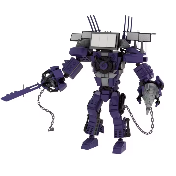 Titan Drill, TV Man, bloques de construcción de juguete - 1