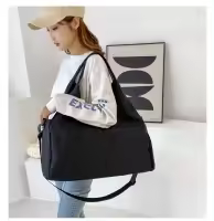 Bolsa de gimnasio para mujer, bolso de mano deportivo de gran capacidad con correa para el hombro, ideal para Yoga y natación - details 9