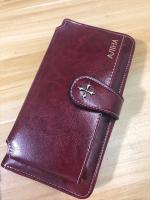 Billeteras largas de piel sintética para mujer, Cartera de marca de alta calidad, monedero clásico con cremallera, a la moda, n - details 20