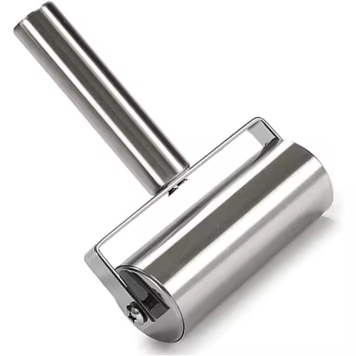 Rodillo de masa de acero inoxidable para el hogar, rodillo pequeño para hornear, adecuado para hacer pastelería, galletas, pizza - 1