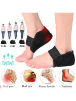 Plantilla de aumento de altura para hombre y mujer, protectores de medio talón, almohadilla de suela, absorción de impacto, cojín de pie - details 17