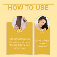 HOEGOA Aceite para el cabello de masaje diario suave, nutritivo e hidratante de menta y romero - details 3