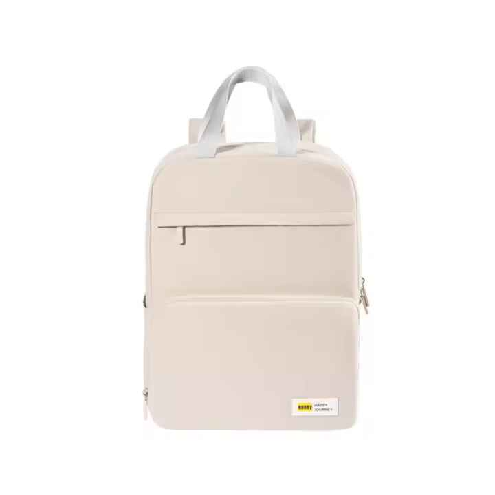 Mochila plegable Oxford de moda, mochila de senderismo con múltiples bolsillos de Color sólido, bolso escolar de viaje expandible de gran capacidad para estudiantes - 1