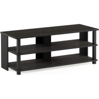 Niveles para TV, Madera de ingeniería, Roble Blanco/Acero Inoxidable - details 2