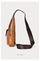Nuevo bolso de mensajero unisex impermeable y resistente al desgaste, bolso cruzado, bolso de mano, bolso de hombro, bolso de pecho, hecho de tela resistente al desgaste, gran capacidad con bolsillos grandes, fácil de transportar, adecuado para el trabajo - details 27