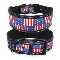 nailon reflectante perro, ustable, cómodo, acolchado, collares anchos mascotas para perros medianos y grandes, Collar de pastor - details 12