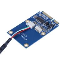 Mini adaptador PCI-E PCI Express a USB Dual, convertidor MPCIe a 5 pines, 2 puertos, USB2.0 de altura completa para tarjeta Mini/media - details 2