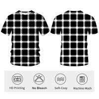 Camiseta con estampado 3D de luz mágica para hombre y mujer, camiseta informal de manga corta, ropa novedosa - details 1