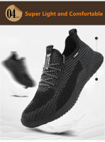 Zapatos de Seguridad Ligeros y Transpirables para Trabajo Zapatillas de Pisa Firme con Punta de Acero Anti-Deslizantes para Hombres - details 8